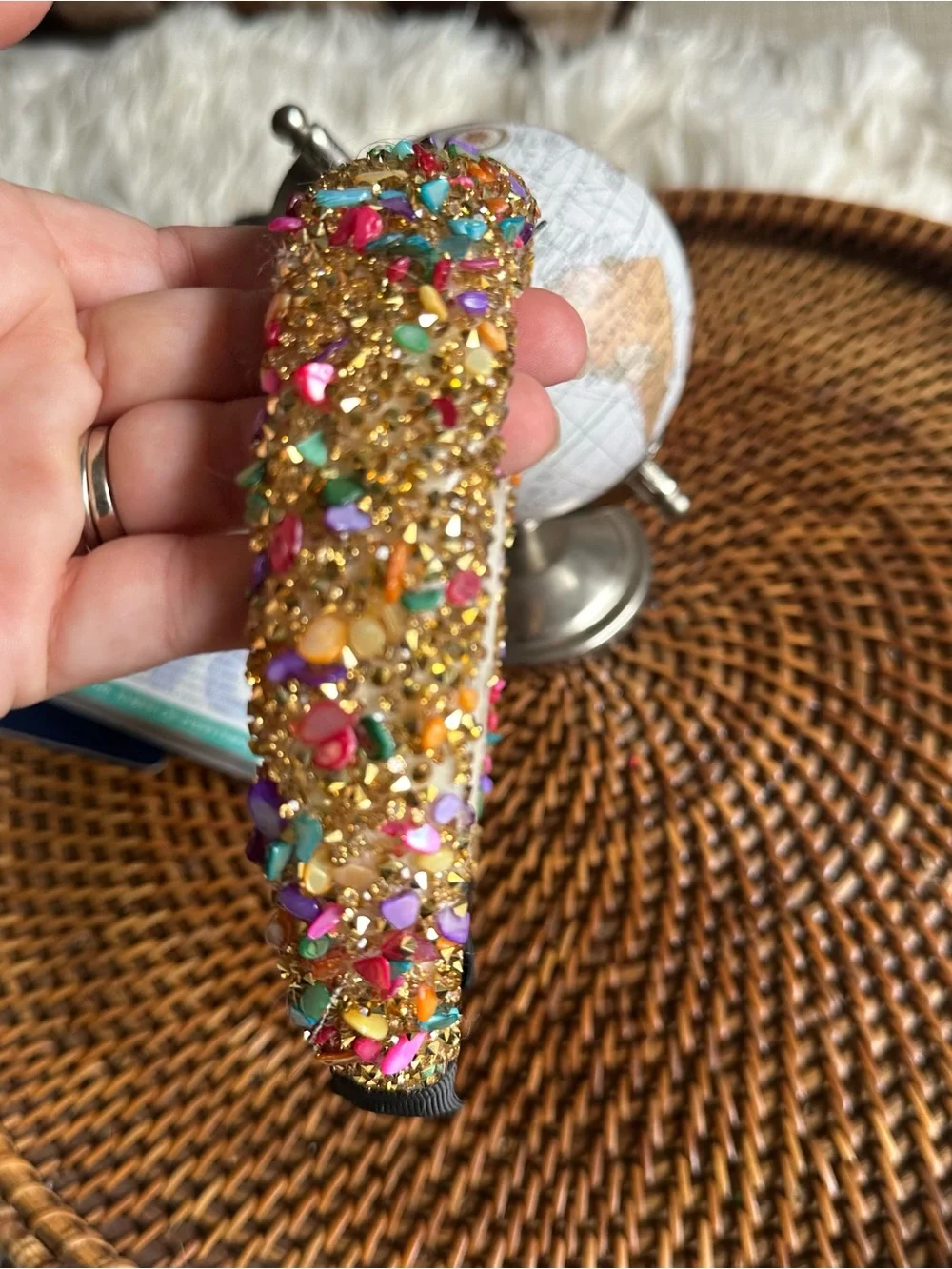 Headbands for Hope Beaded Sequin Glitter Multicolor Headband Set